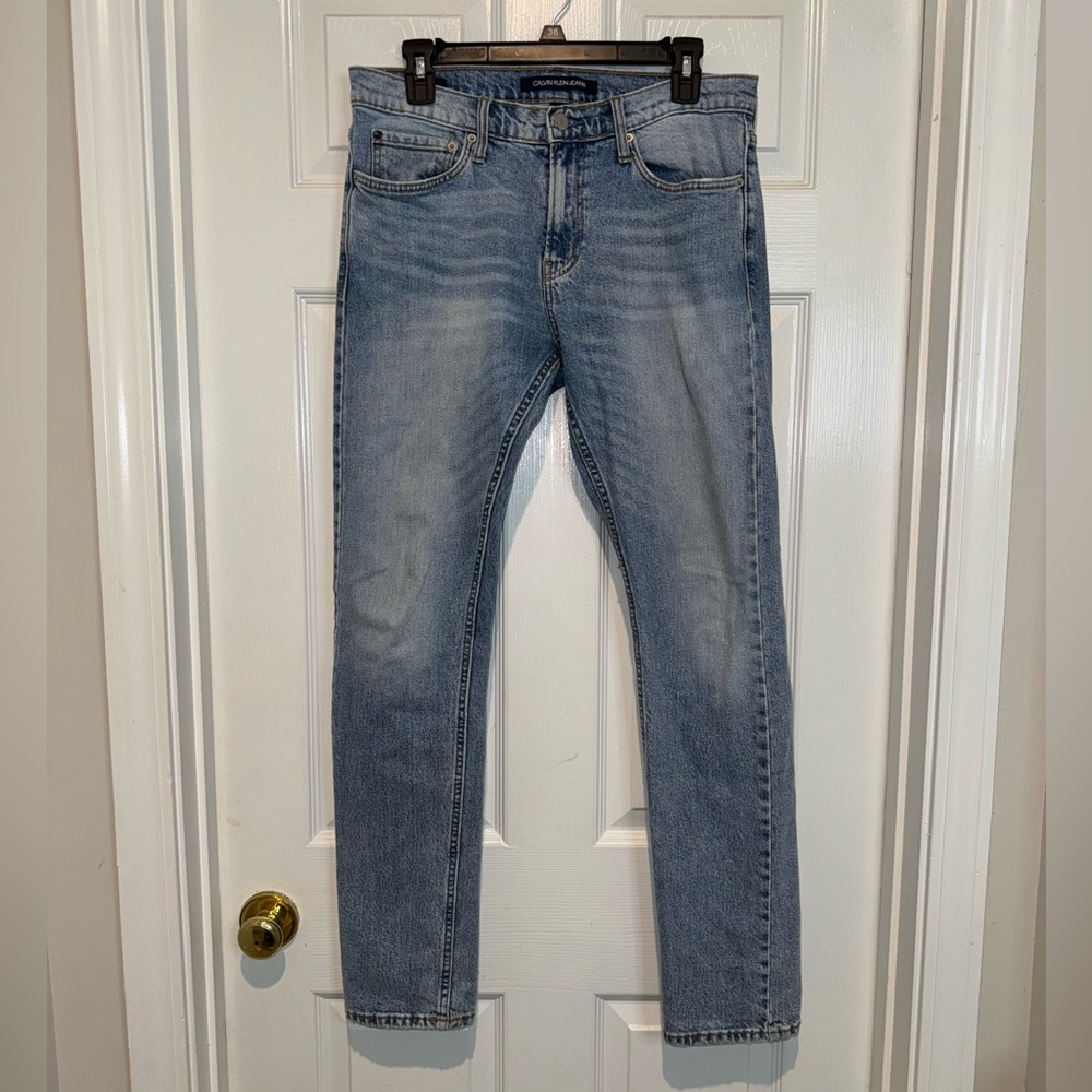 Calvin Klein Blue Slim Jeans. Size 30x32
